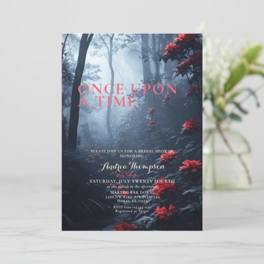 ファンタジー魅惑ブライダルシャワー 招待状 (スタンド正面)