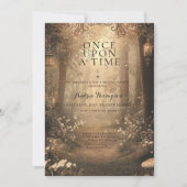 ファンタジー魅惑ブライダルシャワー 招待状 (正面)