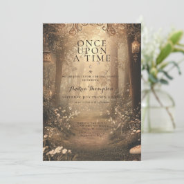 ファンタジー魅惑ブライダルシャワー 招待状