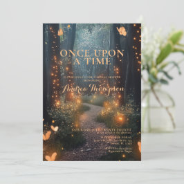 ファンタジー魅惑ブライダルシャワー 招待状