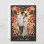 ファンタジー魅惑庭園の結婚式サンキューカード サンキューカード (正面)