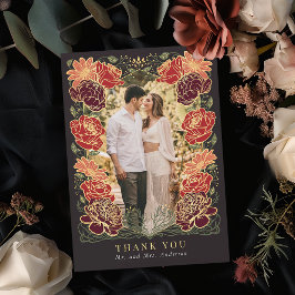 ファンタジー魅惑庭園の結婚式サンキューカード サンキューカード