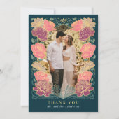 ファンタジー魅惑庭園の結婚式サンキューカード サンキューカード (正面)