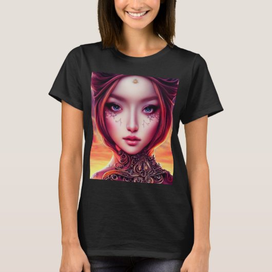 ファンタジー魔女 Tシャツ (正面)