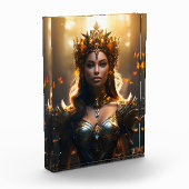 ファンタジー魔法アートの女性 フォトブロック (左)