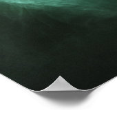 ファンタジー魔法使いが手で魔法を作る。 ポスター (角)