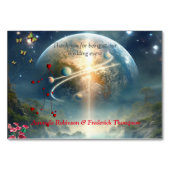 ファンタジー魔法風景デザインカード テーブルナンバー (裏面)