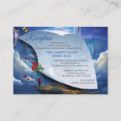 ファンタジー魔法風景デザイン エンクロージャーカード (正面)