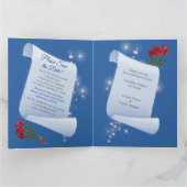 ファンタジー魔法風景デザイン カード (内部)