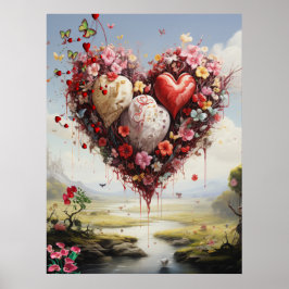 ファンタジー魔法風景デザイン ポスター