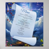 ファンタジー魔法風景デザイン ポスター (正面)