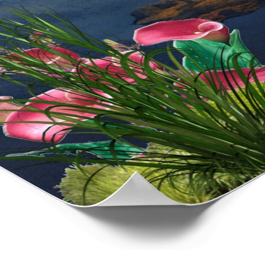 ファンタジー魔法風景デザイン ポスター (角)