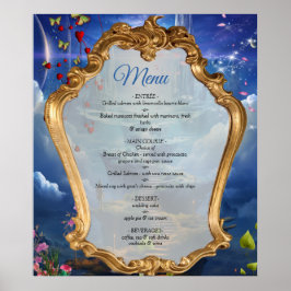 ファンタジー魔法風景デザイン ポスター