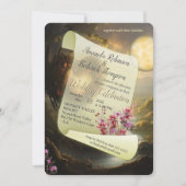 ファンタジー魔法風景デザイン 招待状 (正面)