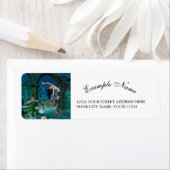 ファンタジー魚の素晴らしい人魚 ラベル (インサイチュ)