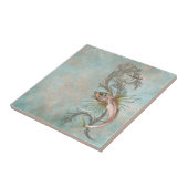 ファンタジー魚アールヌーボー タイル (側面)