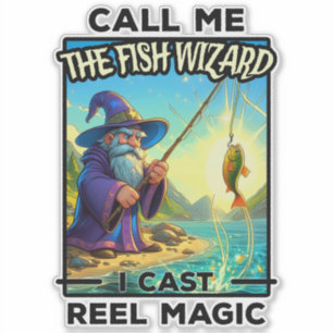 ファンタジー魚釣りウィザード – リール魔法 シール