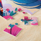 ファンタジー鮮やかとアニメ美術のキッズ融合ジグ ジグソーパズル (側面)