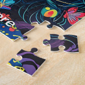 ファンタジー鮮やかとアニメ美術のキッズ融合ジグ ジグソーパズル (側面)