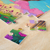 ファンタジー鮮やかとアニメ美術のキッズ融合ジグ ジグソーパズル (側面)