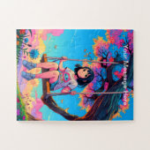 ファンタジー鮮やかとアニメ美術のキッズ融合ジグ ジグソーパズル (横)