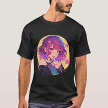 ファンタジー鮮やかガールメンズTシャツ