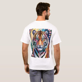 ファンタジー鮮やかトラポートレート | エキゾチック Tシャツ