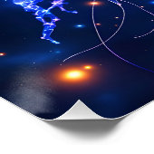 ファンタジー鮮やか可愛い水中世界 ポスター (コーナー)