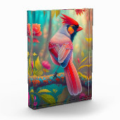 ファンタジー鳥雄（鳥）ショウジョウコウカンチョウ フォトブロック (左)