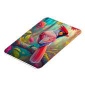 ファンタジー鳥雄（鳥）ショウジョウコウカンチョウ マグネット (左側)