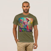 ファンタジー鳥雄(鳥)ショウジョウコウカンチョウ Tシャツ (正面フル)