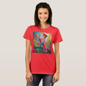 ファンタジー鳥雄(鳥)ショウジョウコウカンチョウ Tシャツ (正面フル)