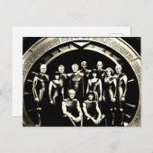 ファンタジー1920s写真Thule Society Homeworld SG-47 ポストカード (正面/裏面)