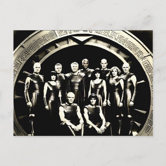 ファンタジー1920s写真Thule Society Homeworld SG-47 ポストカード (正面)