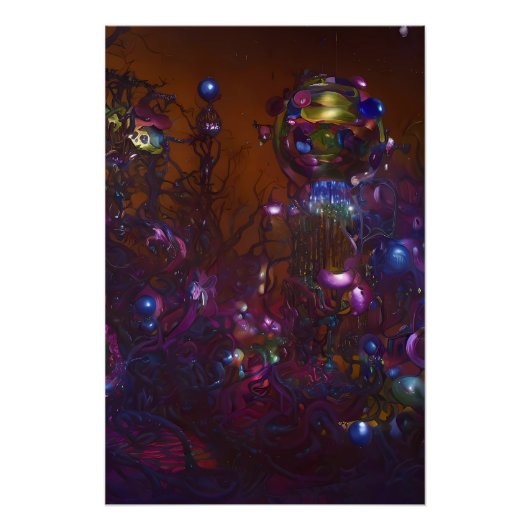 ファンタジー2025 - Ken Gage Surreal Art ポスター (正面)