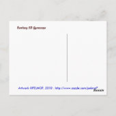 ファンタジー3Dジャイロスコープ ポストカード (裏面)