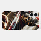 ファンタジー かわいい 戦士 古代の鎧 iPhoneケース (裏面横)