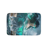 ファンタジー かわいい 海 古代の生き物 バスマット (正面)
