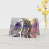 ファンタジー"こんにちは、こんにちは!" カード (黄色い花)