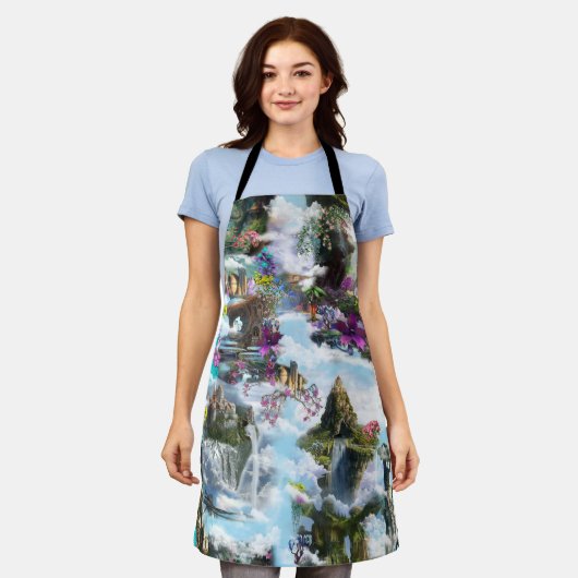 ファンタジー エプロン (着用した状態)