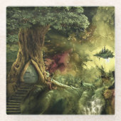 ファンタジー ガラスコースター (正面)
