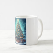 ファンタジー クリスマスツリー コーヒーマグカップ (正面右)