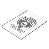 ファンタジー・サッカー・コミッショナー・グレイ–01 ノートブック (左側)