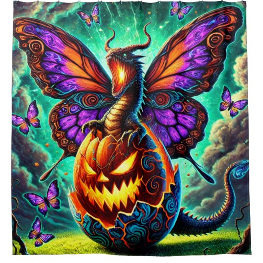 ファンタジー シャワーカーテン (正面)