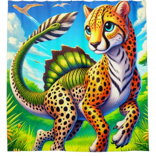 ファンタジー シャワーカーテン (正面)