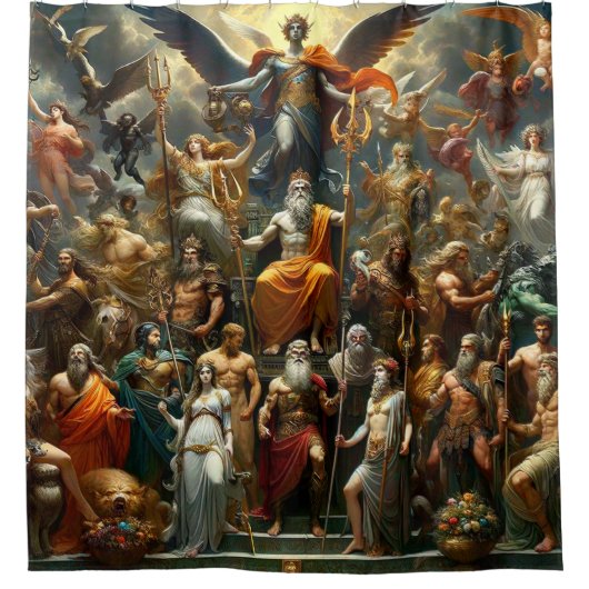 ファンタジー シャワーカーテン (正面)