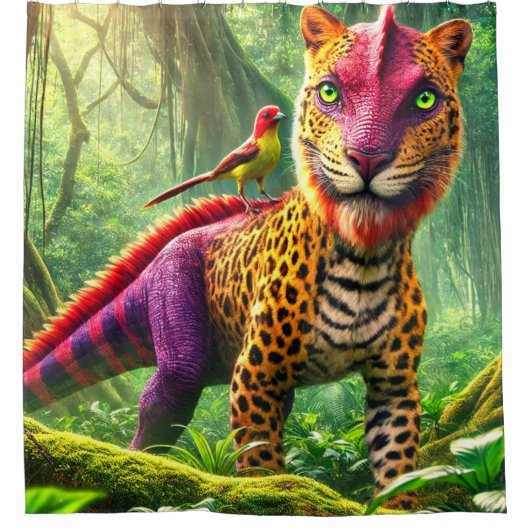 ファンタジー シャワーカーテン (正面)