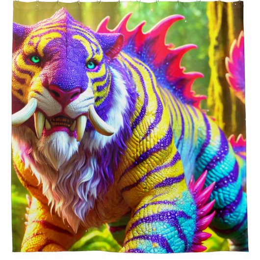 ファンタジー シャワーカーテン (正面)