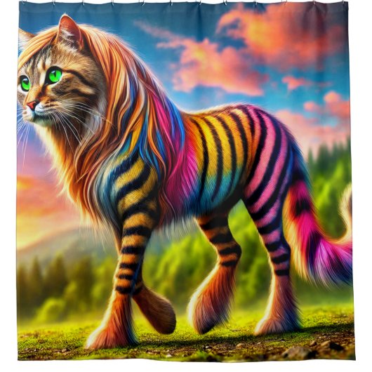 ファンタジー シャワーカーテン (正面)