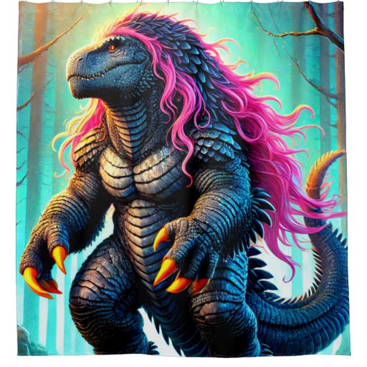 ファンタジー シャワーカーテン (正面)